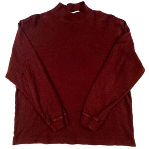 𝅺saks Fifth Avenue Maroon Long Sleeve Sweater